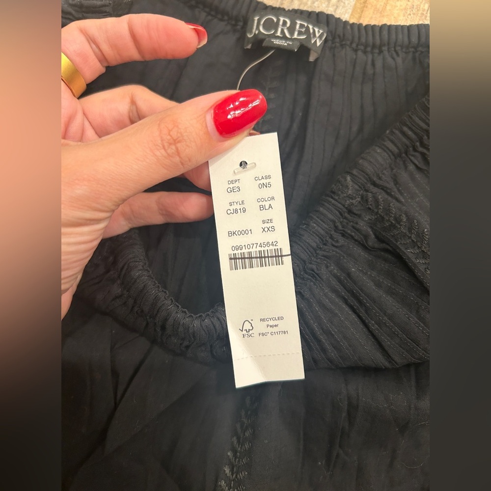 NWT J Crew Embroidered Side Tie Mini Skirt - Picture 7 of 11